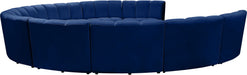 Infinity - 10 Piece Velvet Modular Sectional - Simple Home Plus