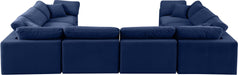 Comfy - 8 Piece Velvet Modular Sectional - Simple Home Plus