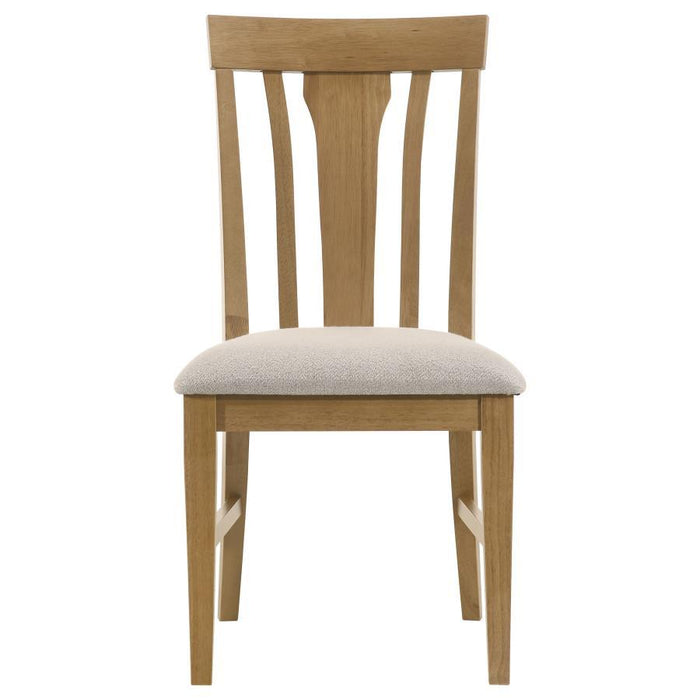 Hartville - Dining Side Chair (Set of 2) - Natural Light Brown - Simple Home Plus