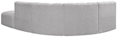 Arc - Boucle Fabric 5 Piece Corner Modular Sofa - Simple Home Plus