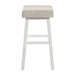 Lenon - Modern Farmhouse Wood Bar Height Kitchen Bar Stool - Simple Home Plus