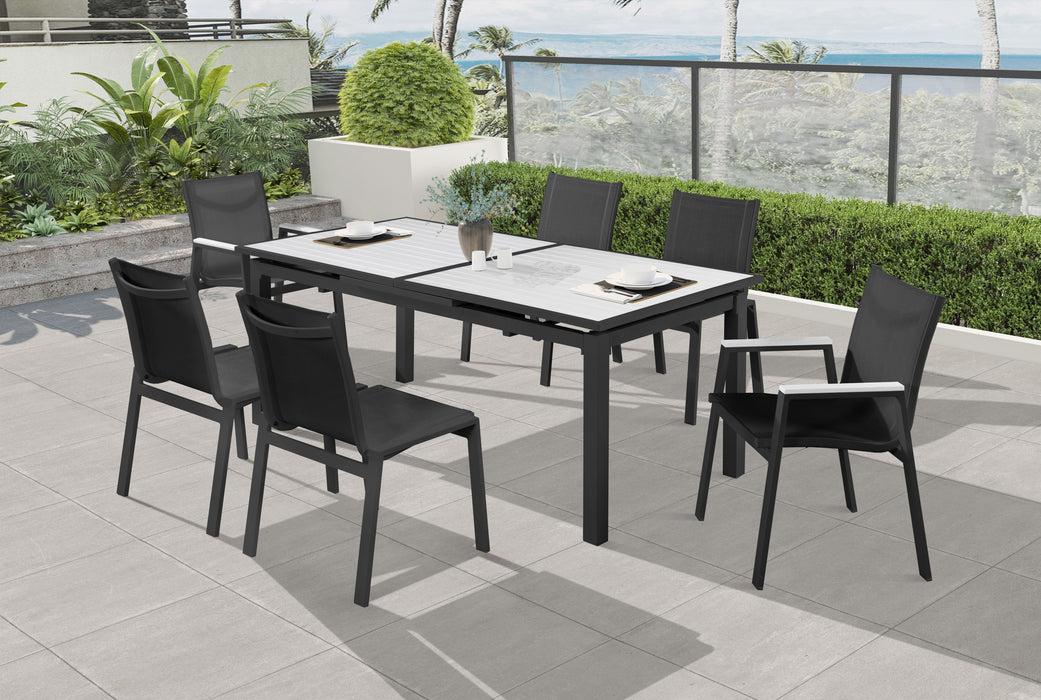 Nizuc - Outdoor Patio Dining Chair With Gray Frame (Set of 2) - Simple Home Plus