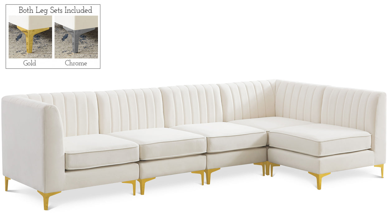 Alina - 5 Piece Modular Sectional - Simple Home Plus