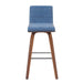 Vienna - Swivel Bar Stool - Walnut Base - Simple Home Plus