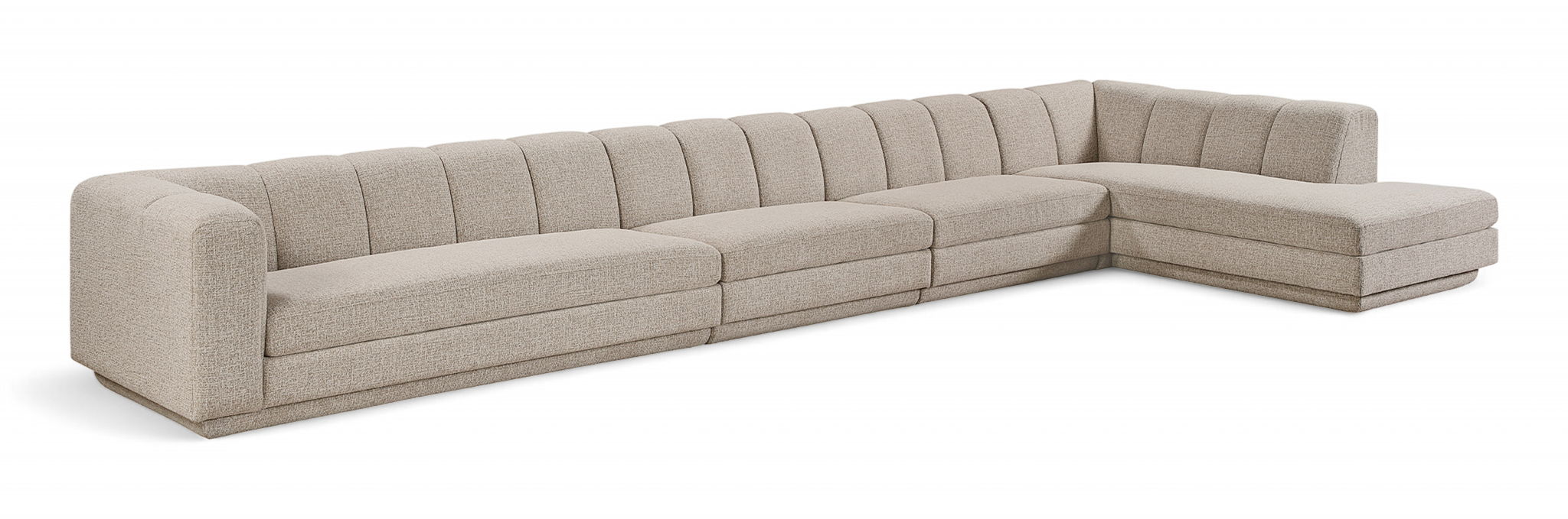 Modari - Sectional - Beige - Simple Home Plus