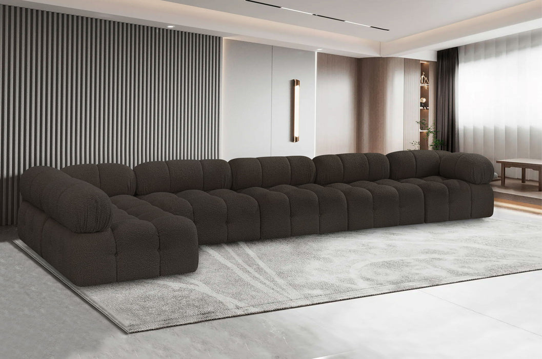 Ames - 6 Piece Modular L-Shaped Sectional - Simple Home Plus
