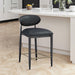 Riccio - Stool - Black And Gold Frame - Simple Home Plus