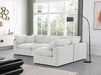 Comfy - 4 Piece Velvet Modular Armless Sectional - Simple Home Plus