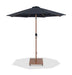 Fiji - Aluminum Patio Umbrella With Square Teak Base - Simple Home Plus
