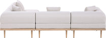 Laguna - 4 Piece 106.5" Upholstered Outdoor Patio Modular Sectional - Simple Home Plus