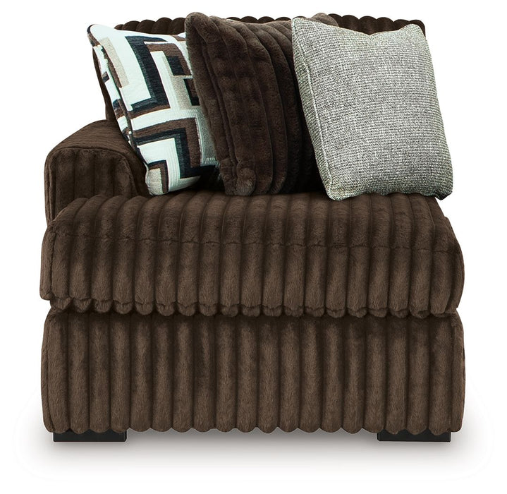 Midnight-Madness - LAF Corner Chaise - Chocolate - Simple Home Plus