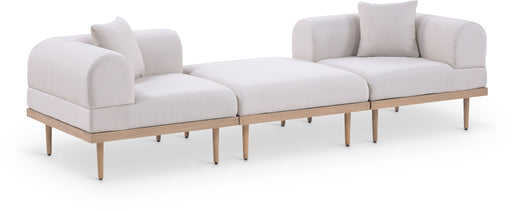 Laguna - 3 Piece 106.5" Outdoor Patio Modular Sofa With Backless Seat - Simple Home Plus