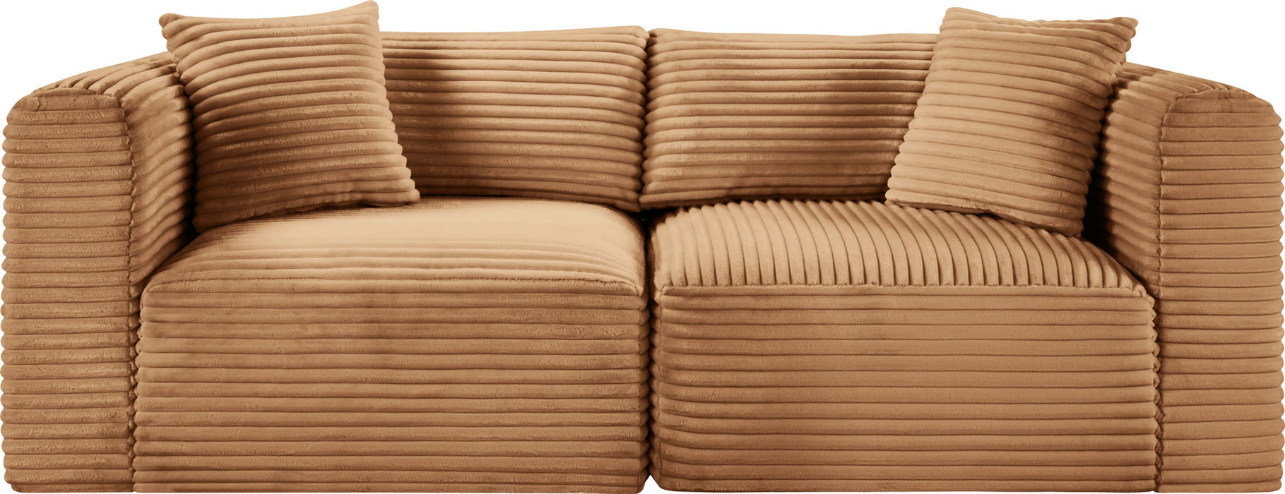 Shaggy - Fabric 2 Seat Modular Sofa - Simple Home Plus