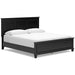 Lanolee - California King Panel Rails - Black - Simple Home Plus
