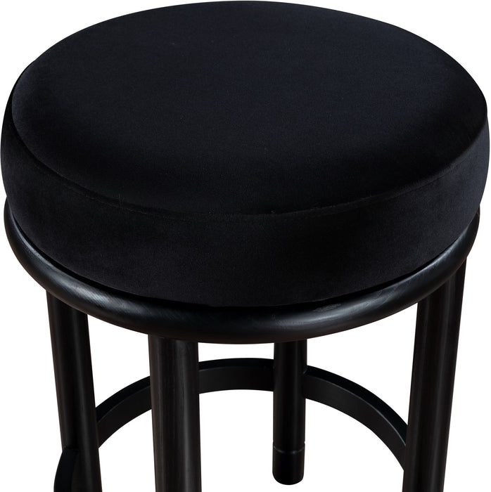 Monette - Counter Stool With Black Base - Simple Home Plus