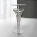 Yukon - Contemporary Bar Table - Gray Frosted - Simple Home Plus