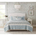 Dawn - King 6 Piece Reversible Coverlet Set - Blue - Simple Home Plus