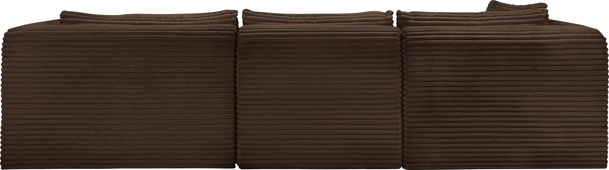 Shaggy - 3 Piece Modular Sectional - Simple Home Plus