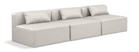 Cube - Modular 3 Seat Armless Sofa - Simple Home Plus