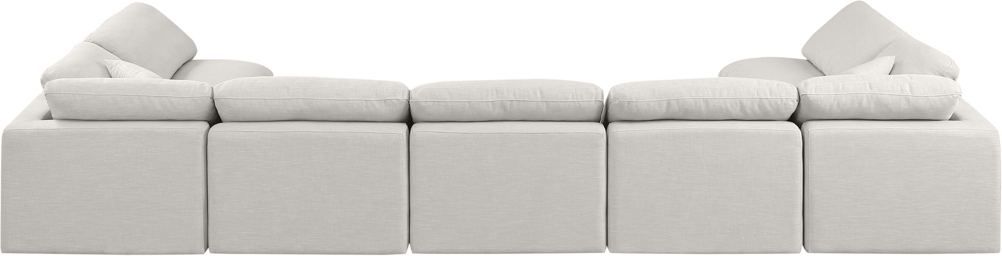 Indulge - Linen 7 Piece Modular U-Shaped Sectional - Simple Home Plus