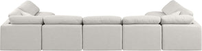 Indulge - Linen 7 Piece Modular U-Shaped Sectional - Simple Home Plus