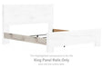 Lawroy - King Panel Rails - Light Natural - Simple Home Plus