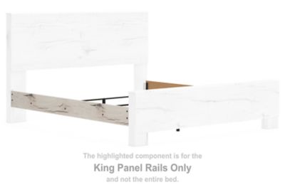 Lawroy - King Panel Rails - Light Natural - Simple Home Plus