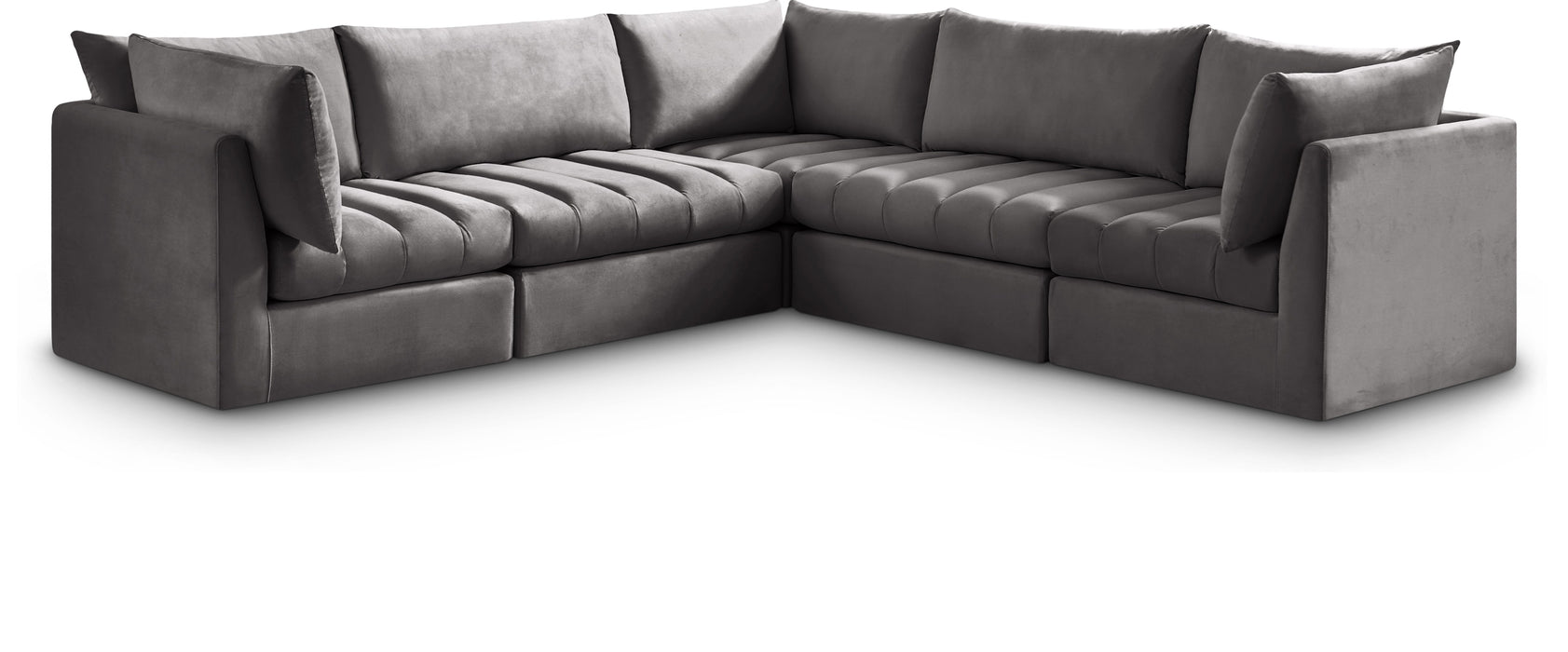 Jacob - Modular Corner Sectional 5 Piece - Simple Home Plus