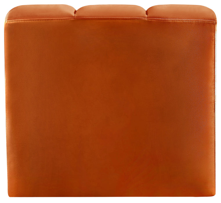 Arc - Velvet Curved Corner Chair - Simple Home Plus