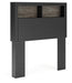 Broachmyn - Bookcase Headboard - Simple Home Plus