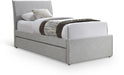 Myles - Linen Twin Trundle Bed - Simple Home Plus