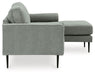 Hazela - Charcoal - Sofa Chaise - Simple Home Plus