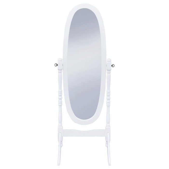 Foyet - Wood Adjustable Length Cheval Mirror - Simple Home Plus