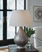Bluacy - Antique Gray - Glass Table Lamp - Simple Home Plus