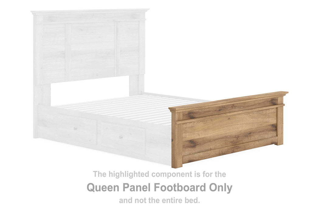 Makidern - Queen Panel Footboard - Tan - Simple Home Plus