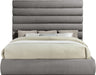 Adam - Chenille Fabric Bed With 70.5" Headboard - Simple Home Plus