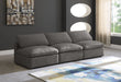 Plush - Modular Armless 3 Seat Sofa - Simple Home Plus