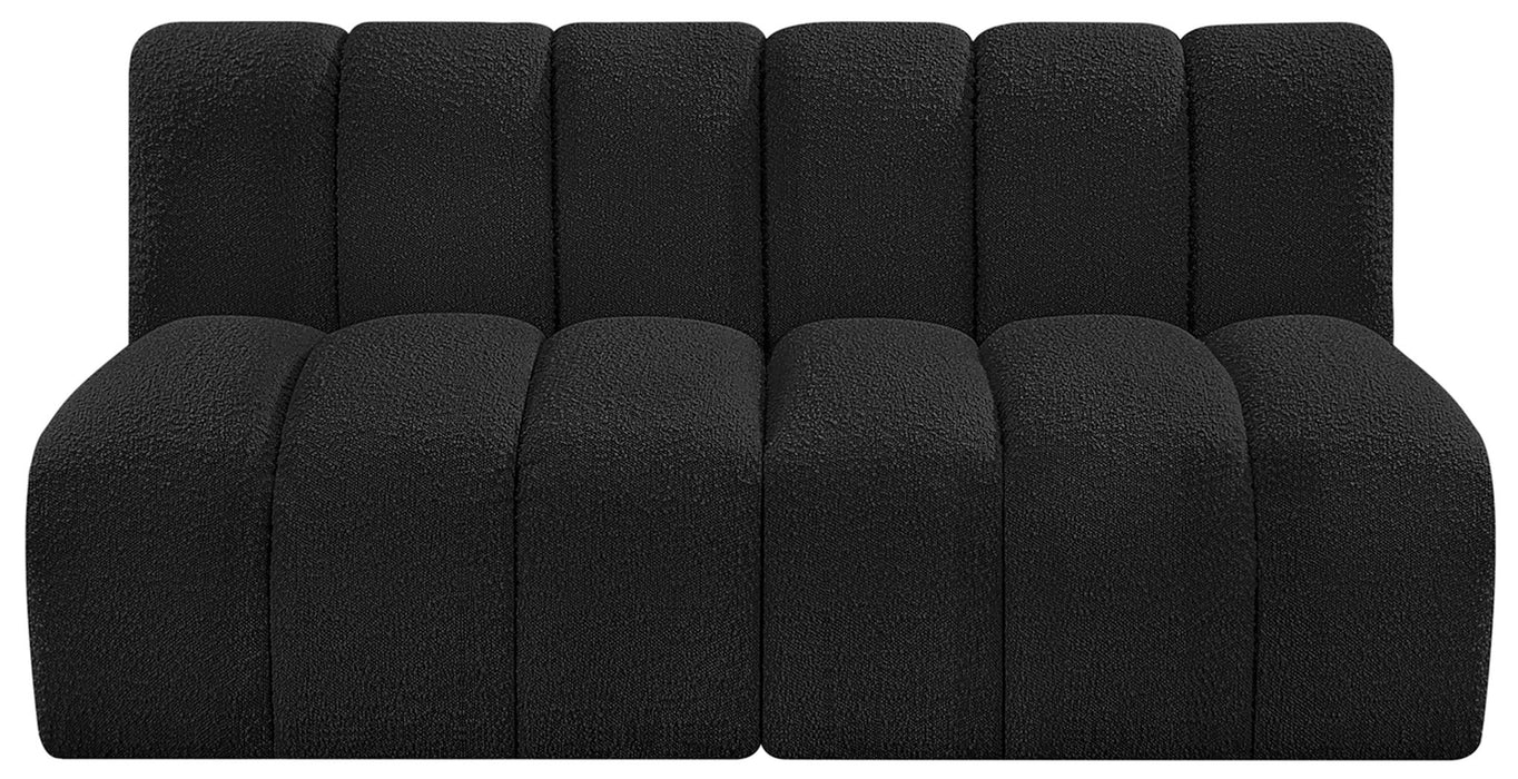 Arc - Boucle Fabric 2 Seats Modular Sofa - Simple Home Plus