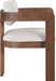 Sacha - Linen Dining Chair With Brown Base (Set of 2) - Simple Home Plus