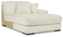 Lindyn - RAF Corner Chaise - Ivory - Simple Home Plus