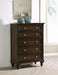Andover - 5-Drawer Chest Of Drawers - Dark Oak - Simple Home Plus