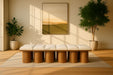 Pavilion - 12 Piece Modular Bench With Brown Base - Simple Home Plus