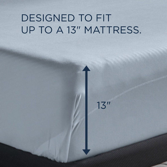 Linens - Tempur Breeze Cooling Sheet Set - Sleepy Blue - Simple Home Plus