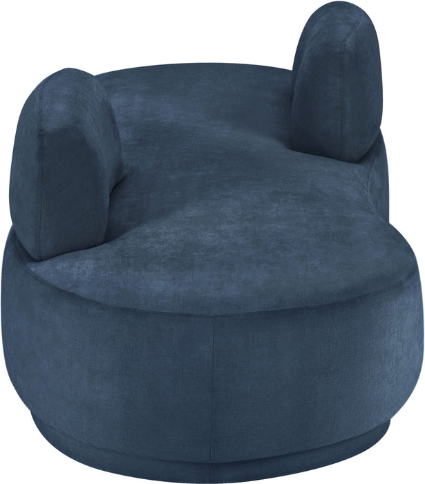 Argyle - Chenille Fabric Chaise / Loveseat - Simple Home Plus