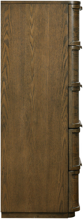 Tiberio - Oak Veneer And Solid Wood Chest - Simple Home Plus