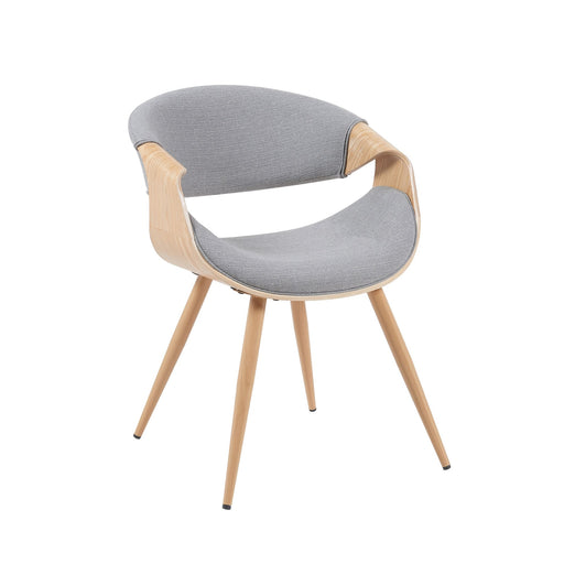 Butterfly - Upholstered Dining Chair - Brown Oak - Simple Home Plus