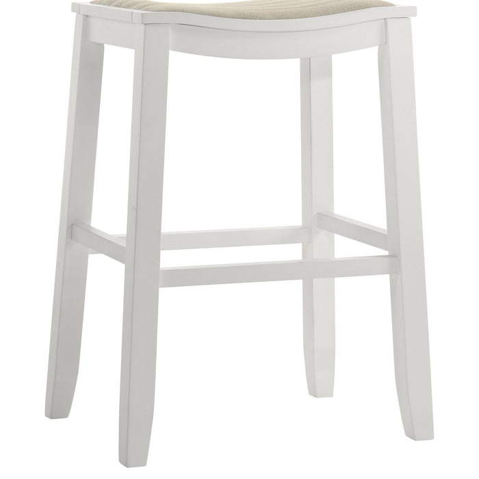 Iyani - Coastal Modern Wood Bar Height Kitchen Bar Stool - Simple Home Plus
