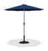 Fiji - Aluminum Patio Umbrella With Round Black And Teak Base - Simple Home Plus