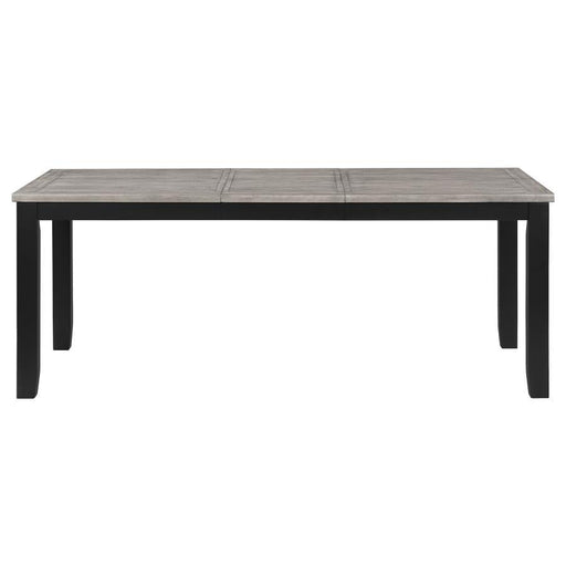 Elodie - Rectangular Extension Leaf Dining Table - Black - Simple Home Plus