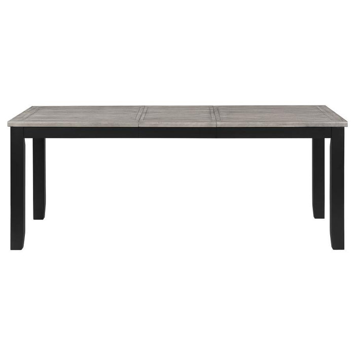 Elodie - Rectangular Extension Leaf Dining Table - Black - Simple Home Plus